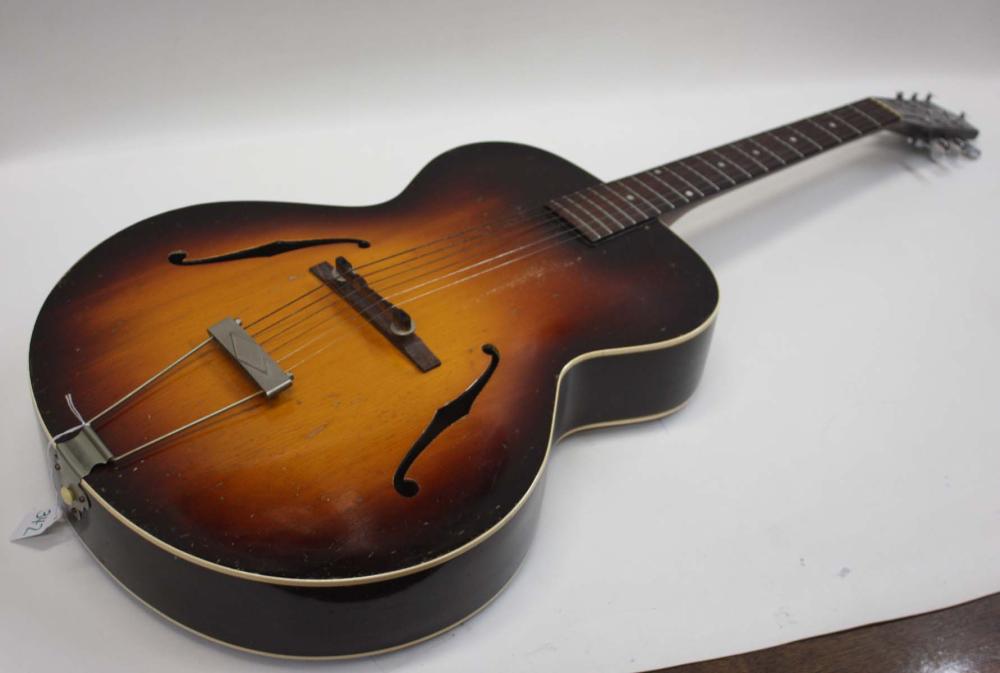 GIBSON ACOUSTIC GUITAR, SIX STRING,
