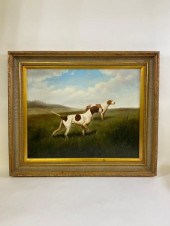 Giclee canvas painting of two
