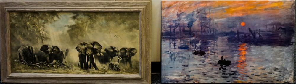 GICLEE PRINT ON CANVAS OF A