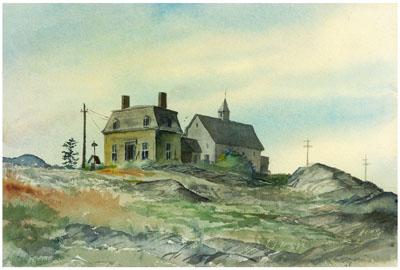 Gifford Cockran watercolor,
