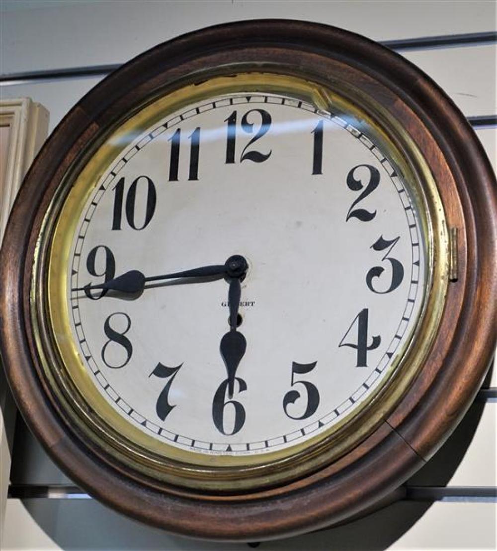 GILBERT ANTIQUE WALNUT ROUND WALL