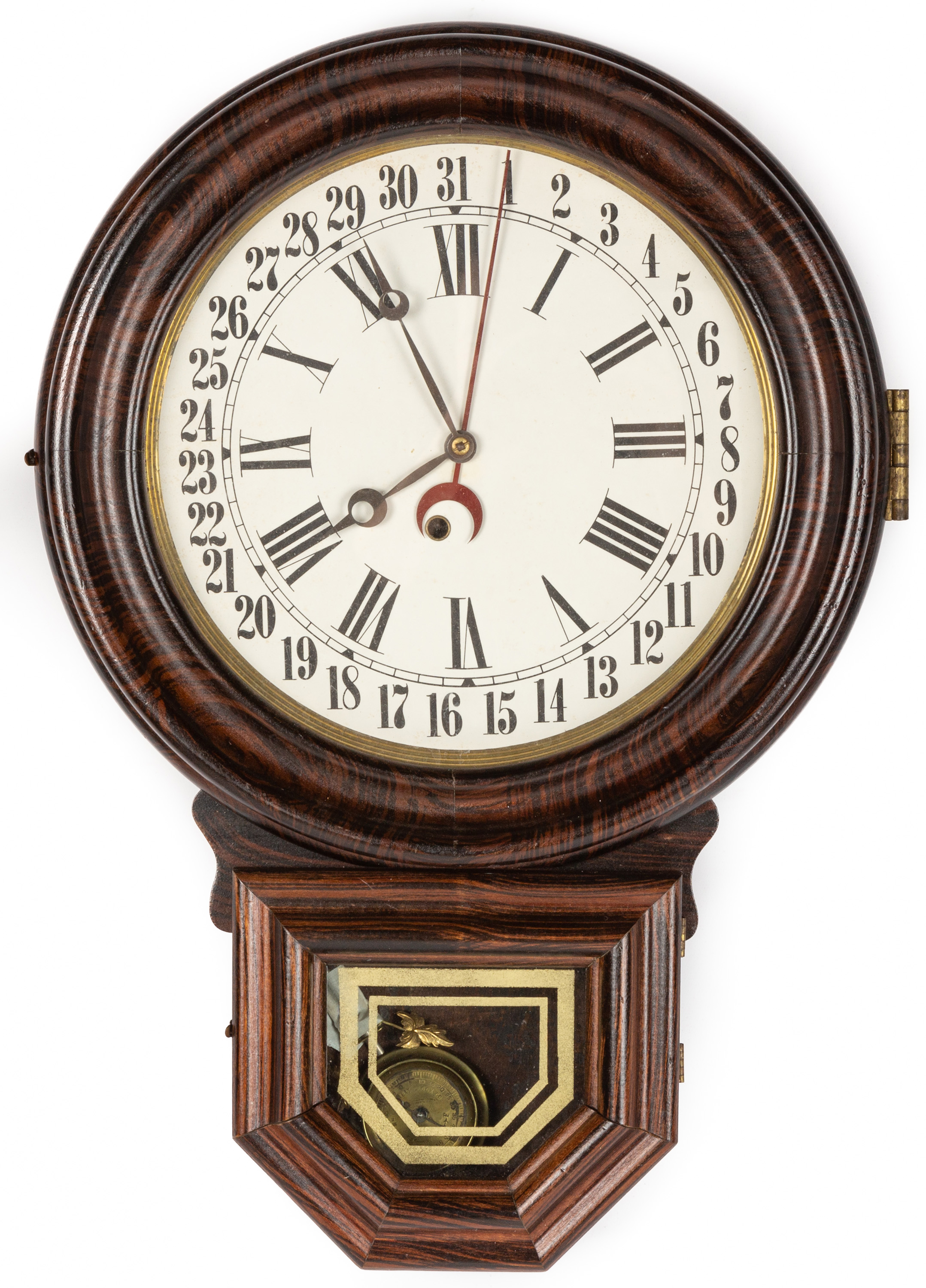 GILBERT CALENDAR WALL CLOCK Grain