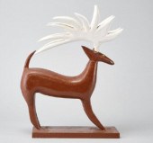 GILBERT DESROCHERS DEER CARVIN