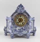 GILBERT MANTEL CLOCK WITH BLUE