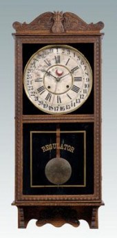 Gilbert regulator wall clock,