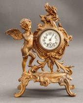 GILDED AGE GILT METAL CHERUB C