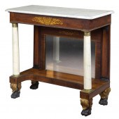 GILDED AND STENCILED ROSEWOOD