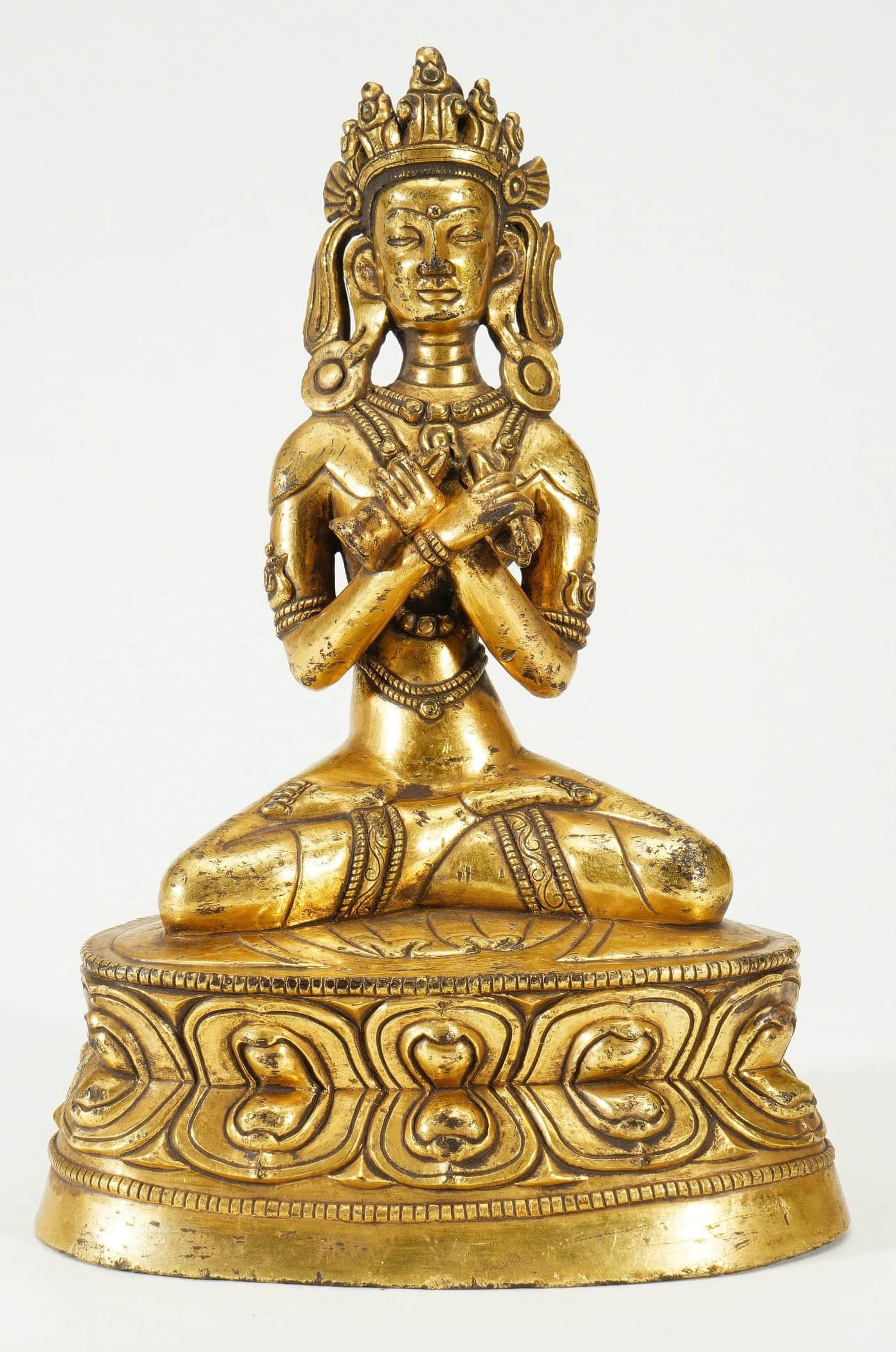 GILDED BRONZE VAJRADHARA