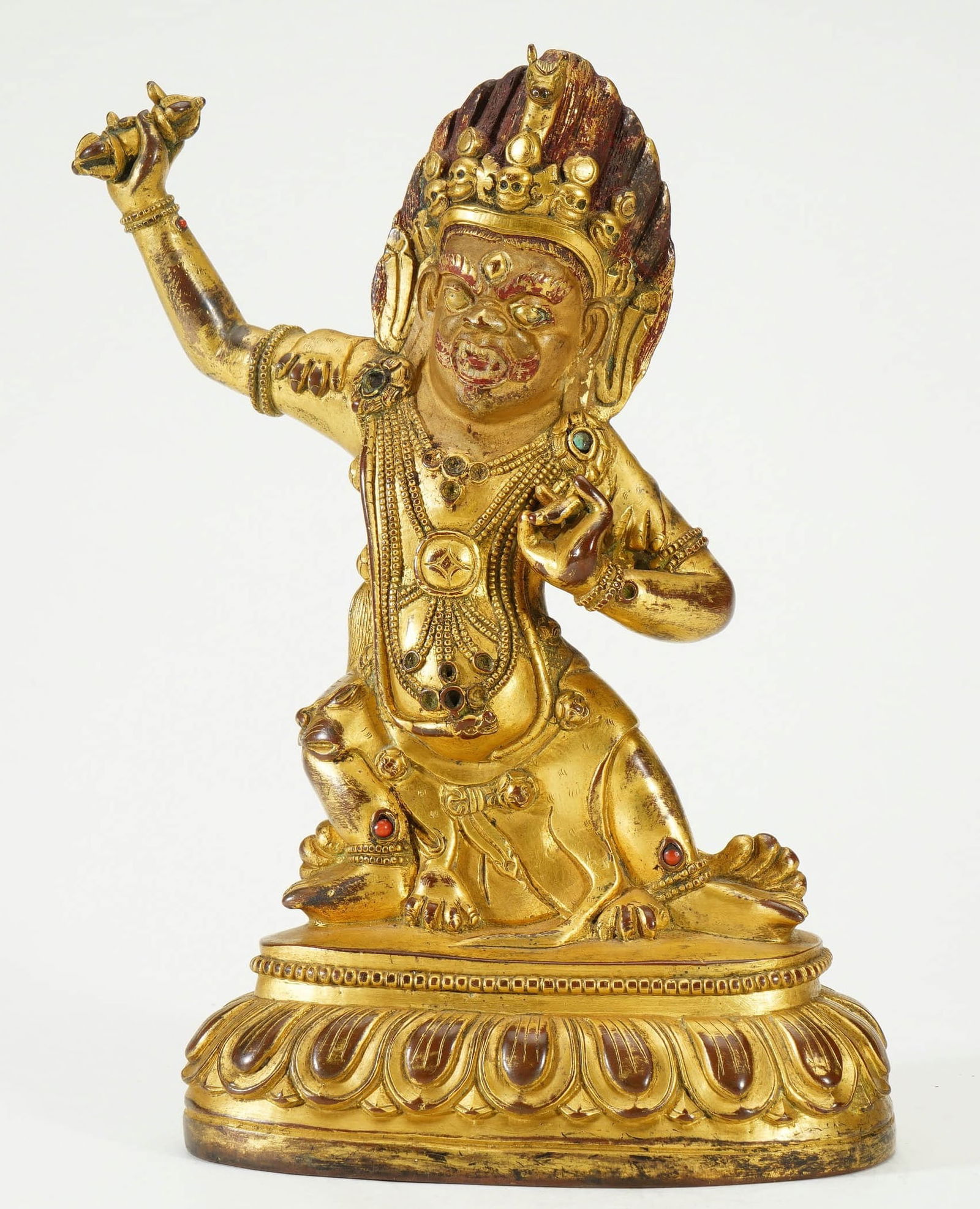 GILDED BRONZE VAJRAPANI