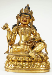 GILDED BRONZE YELLOW WEALTH GO