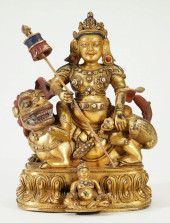 GILDED BRONZE YELLOW WEALTH GO