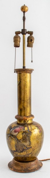 GILDED REVERSE DECOUPAGE GLASS