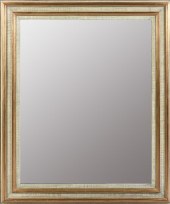 GILDED WOOD FRAME MIRROR 37 1/