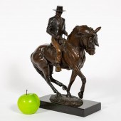 GILL PARKER BRONZE SCULPTURE,