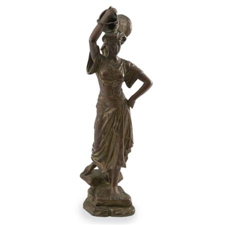 Gilt and Patinated-Bronze Figure of