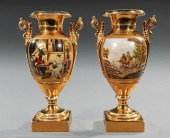 GILT AND POLYCHROME PORCELAIN