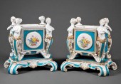 GILT AND POLYCHROME PORCELAIN