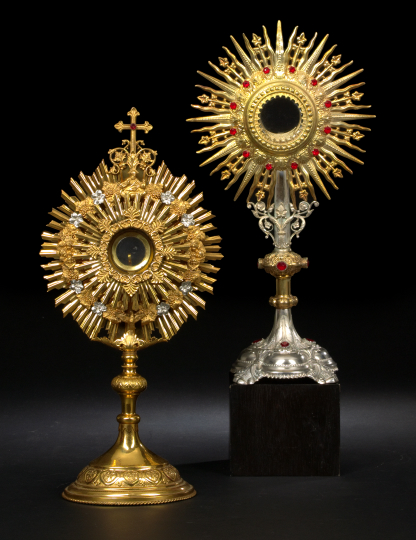 Gilt and Silvered Metal and Paste