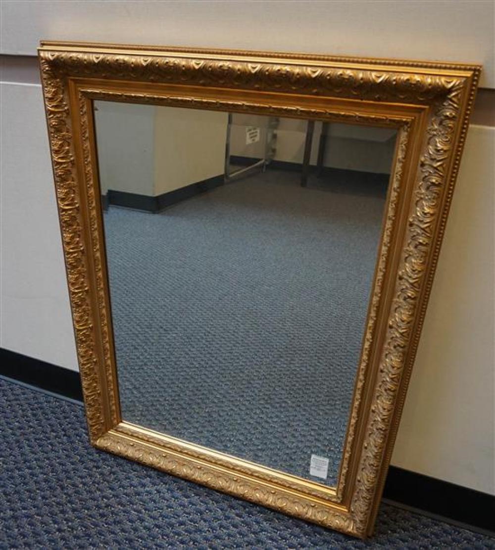 GILT BEVEL EDGE MIRROR, FRAME SIZE: