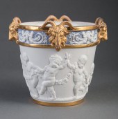 GILT, BISQUE AND GLAZED PORCEL