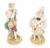 GILT BISQUE PORCELAIN COURTING