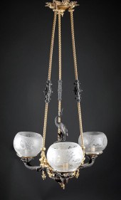 GILT BRASS AND PATINATED METAL