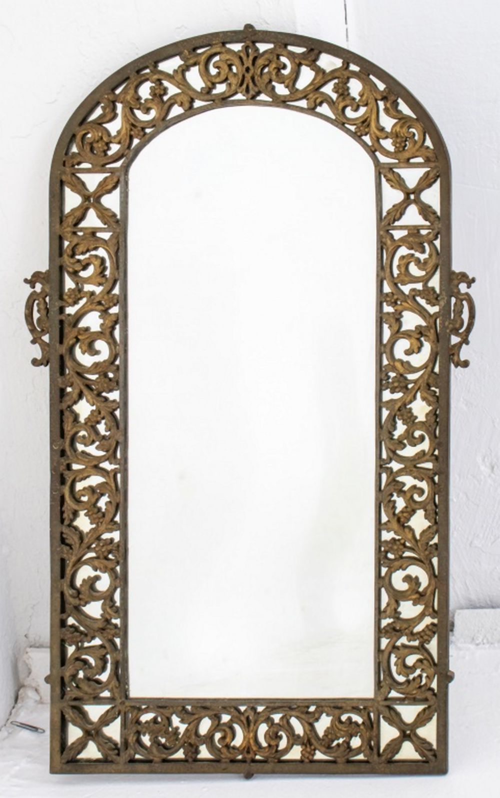 GILT BRASS MIRROR, EARLY 20TH