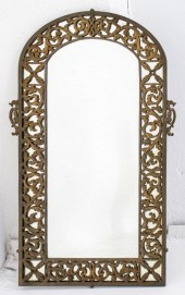 GILT BRASS MIRROR, EARLY 20TH