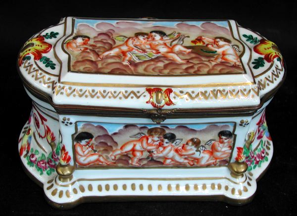 Gilt-Brass-Mounted Capodimonte