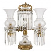GILT BRONZE AND CRYSTAL ASTRAL