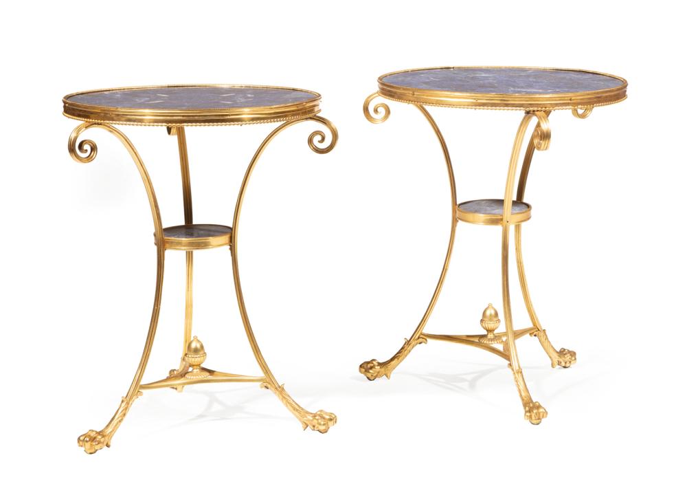 GILT BRONZE AND LAPIS LAZULI