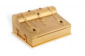 GILT BRONZE AND TIGER S EYE WR