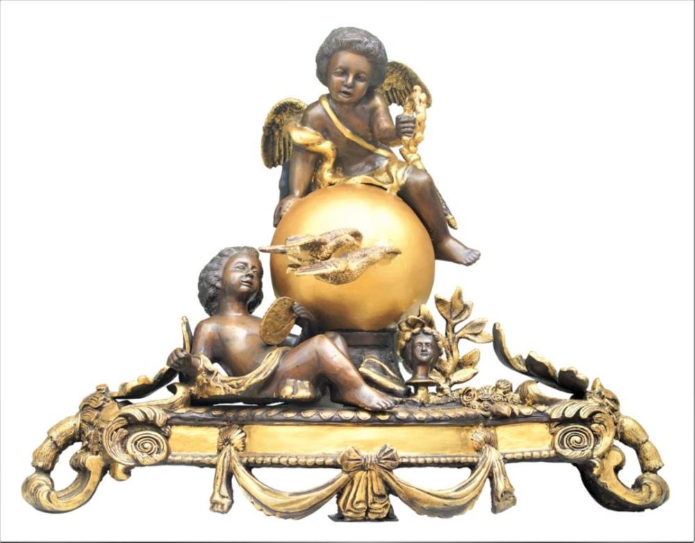 GILT BRONZE CENTERPIECE WITH
