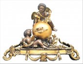 GILT BRONZE CENTERPIECE WITH C