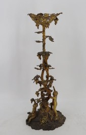 GILT BRONZE EPERGNE BASE WITH