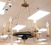 GILT BRONZE HANGING LIGHT, HAV