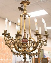 GILT BRONZE LOUIS XV STYLE CHA