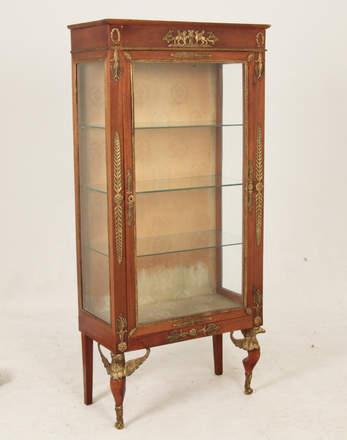 GILT BRONZE MAHOGANY EMPIRE STYLE