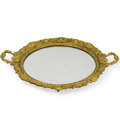 GILT BRONZE MIRRORED