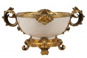 GILT BRONZE-MOUNTED CRACKLEWAR