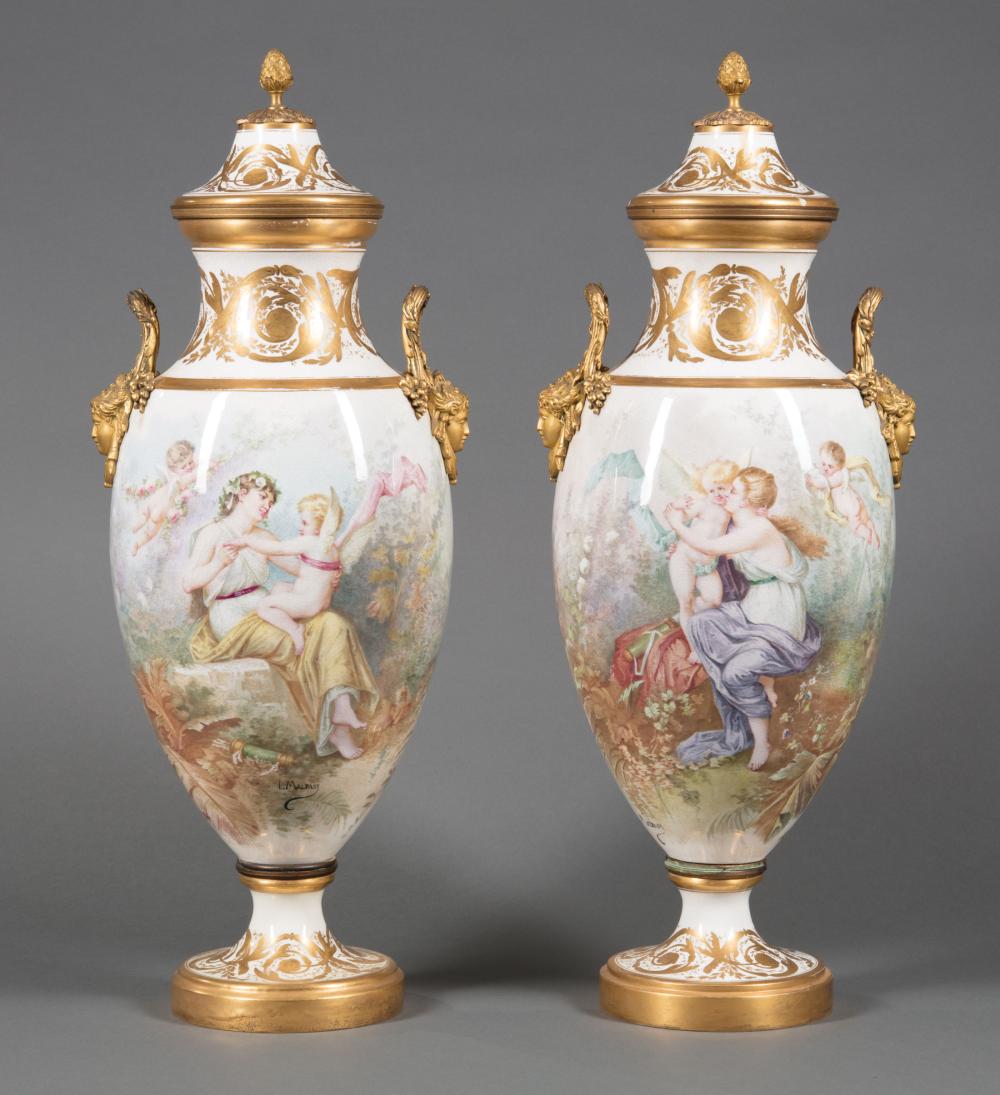 GILT BRONZE-MOUNTED PORCELAIN