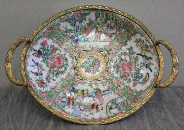 Gilt Bronze Mounted Rose Famille