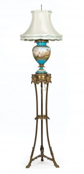GILT BRONZE-MOUNTED SEVRES-STY