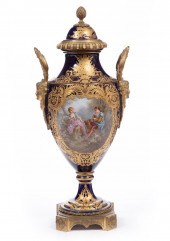 GILT BRONZE-MOUNTED SEVRES-STY