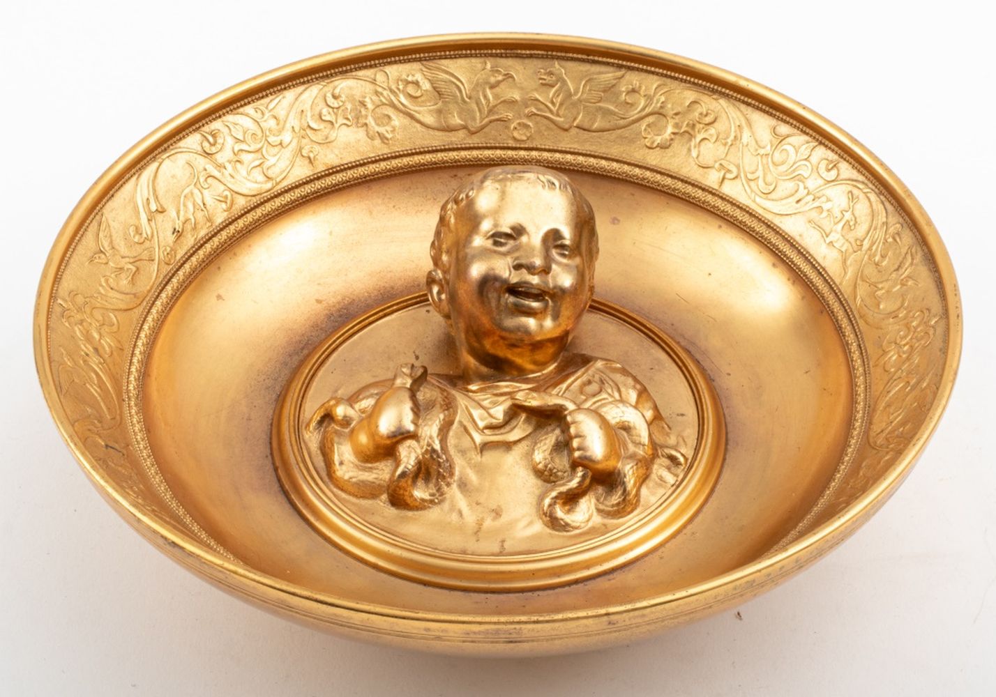 GILT BRONZE PATERA AFTER THE