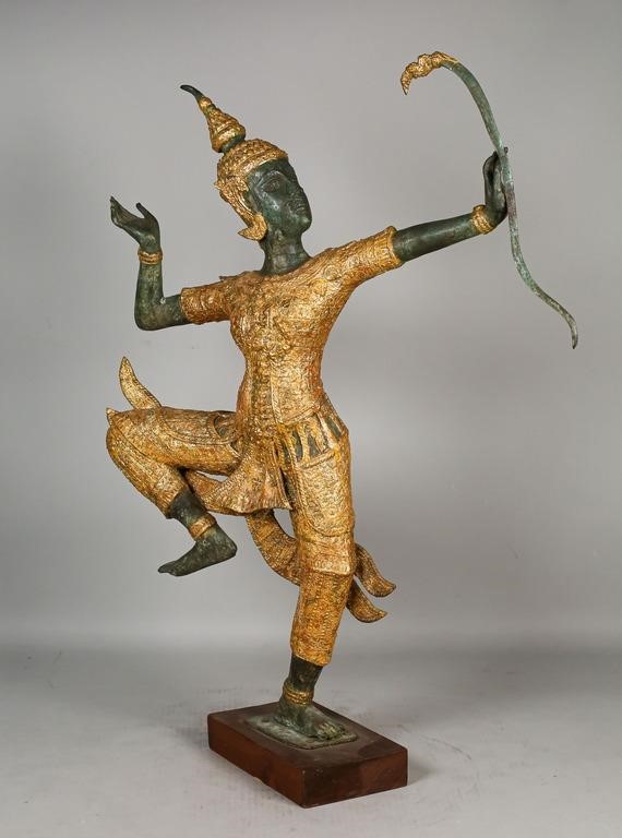 GILT BRONZE STATUE OF PRINCE