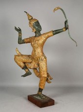 GILT BRONZE STATUE OF PRINCE R