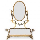 GILT BRONZE SWIVEL TABLETOP VA