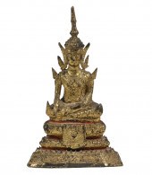 GILT BRONZE THAI HOME ALTAR BU