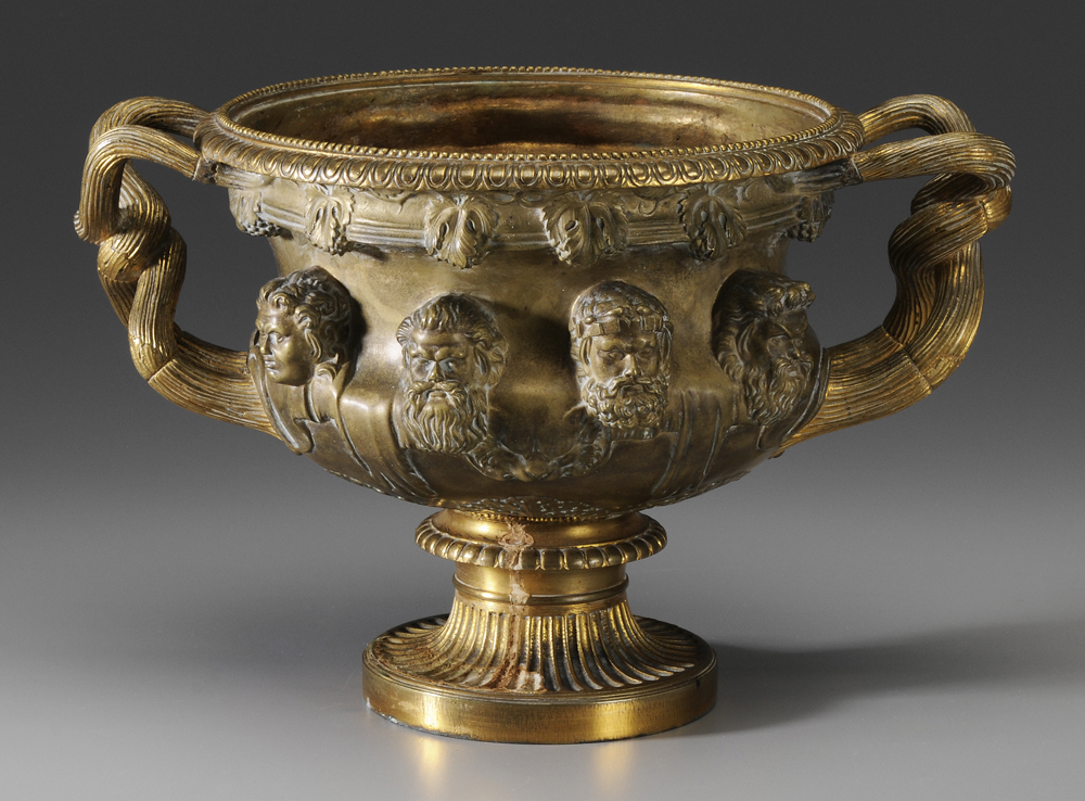 Gilt Bronze Urn Continental, 19th